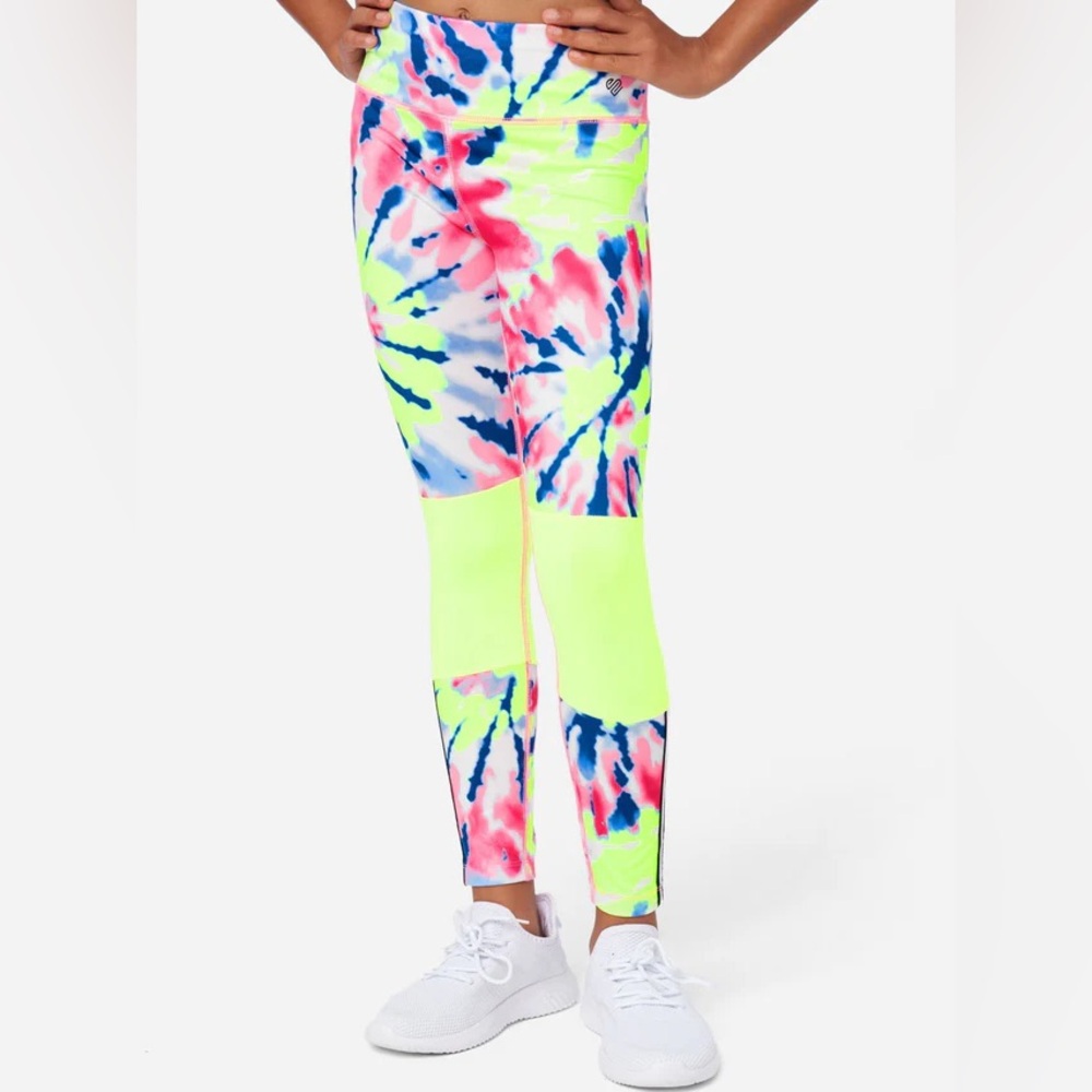 Justice Girl’s 12- 14 Tie Dye Multicolor Leggings NWT